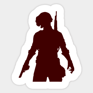 PUBG RED Sticker